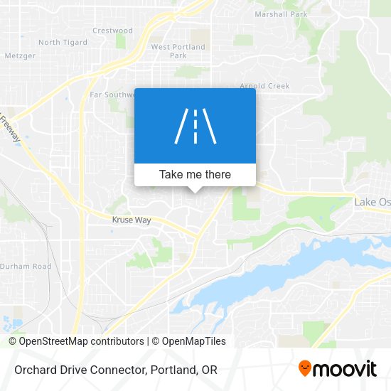 Orchard Drive Connector map