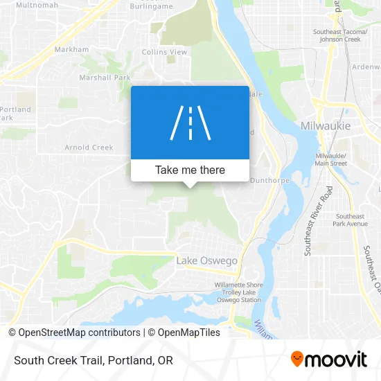 South Creek Trail map