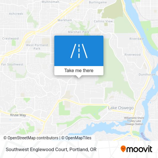 Mapa de Southwest Englewood Court