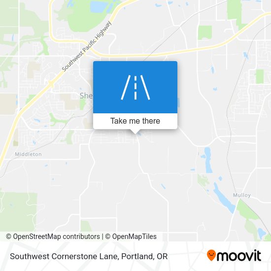 Southwest Cornerstone Lane map