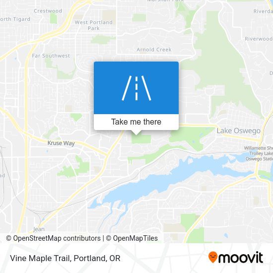 Mapa de Vine Maple Trail
