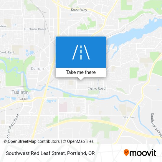 Southwest Red Leaf Street map