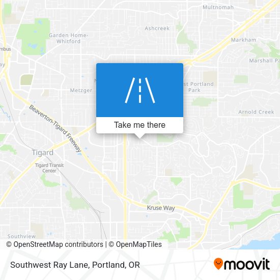 Southwest Ray Lane map