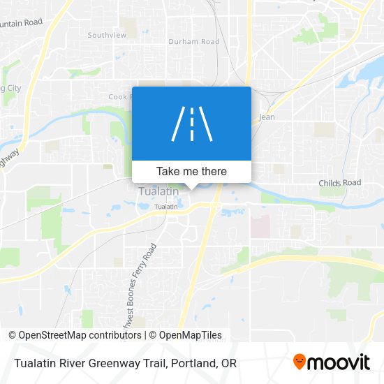 Tualatin River Greenway Trail map