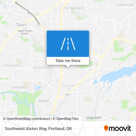 Mapa de Southwest Alston Way