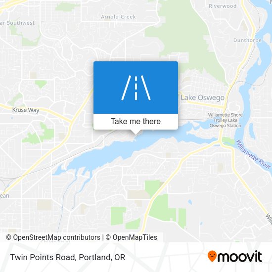 Mapa de Twin Points Road