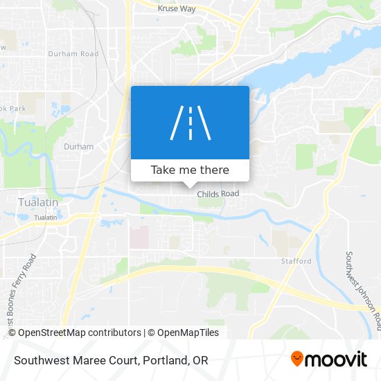 Southwest Maree Court map