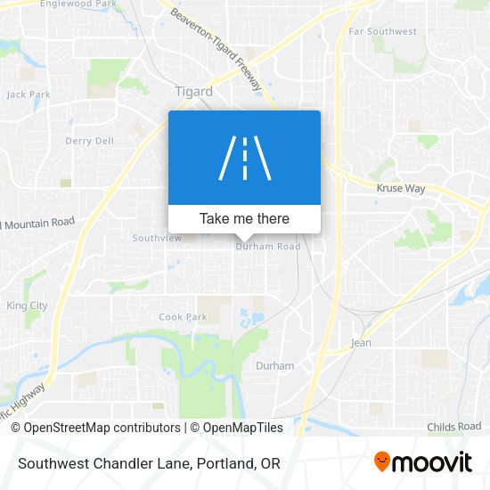 Mapa de Southwest Chandler Lane