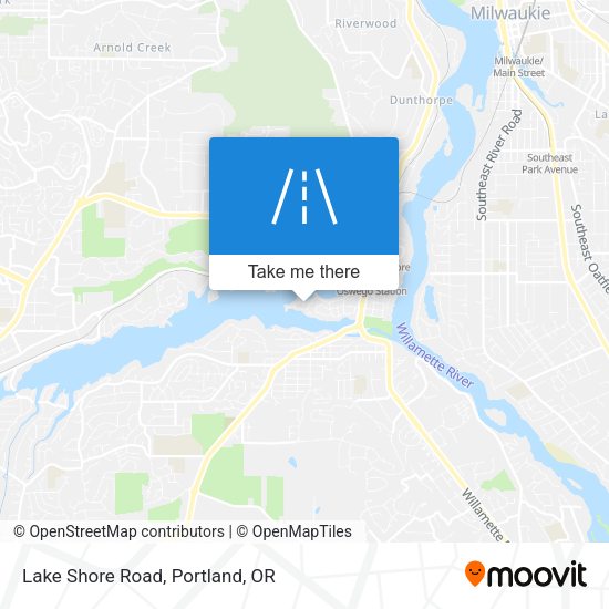 Mapa de Lake Shore Road