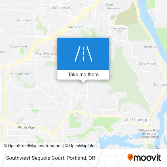 Southwest Sequoia Court map