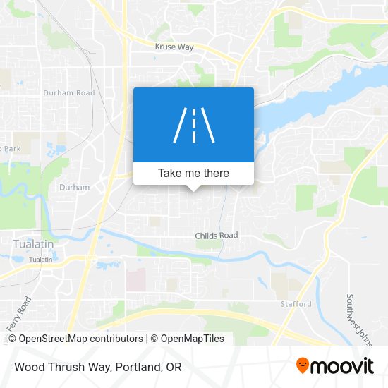 Wood Thrush Way map