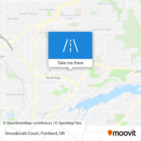Mapa de Snowbrush Court