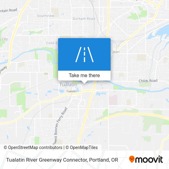 Tualatin River Greenway Connector map