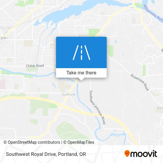 Southwest Royal Drive map