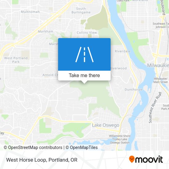 Mapa de West Horse Loop