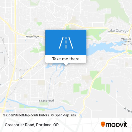 Mapa de Greenbrier Road