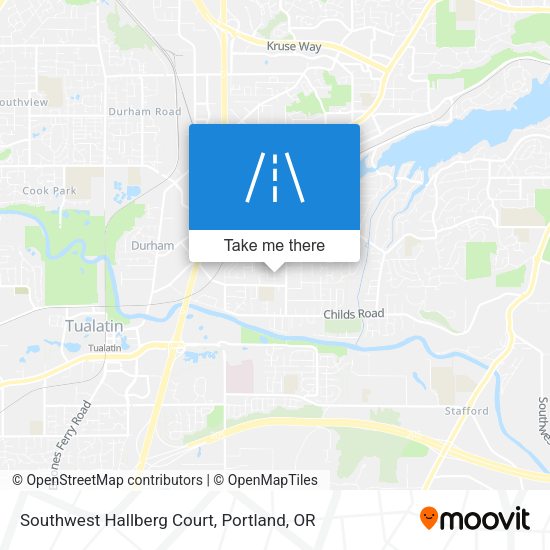 Mapa de Southwest Hallberg Court