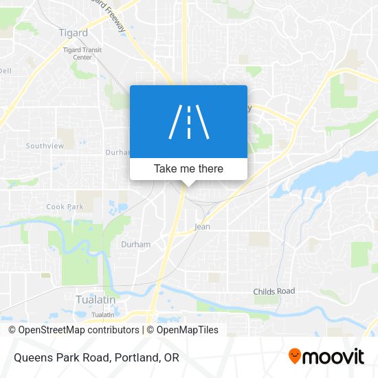 Mapa de Queens Park Road