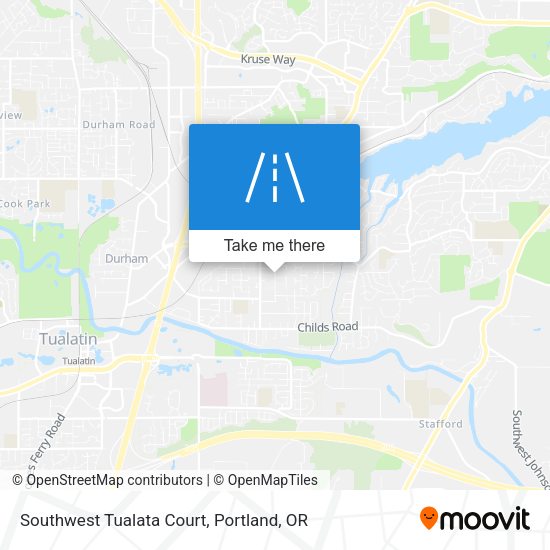 Mapa de Southwest Tualata Court