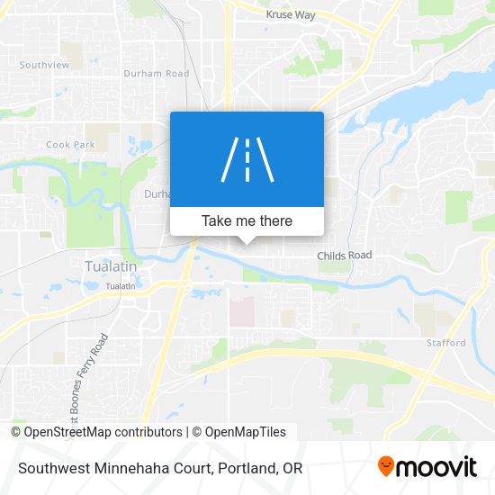 Southwest Minnehaha Court map