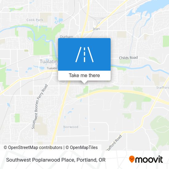 Mapa de Southwest Poplarwood Place