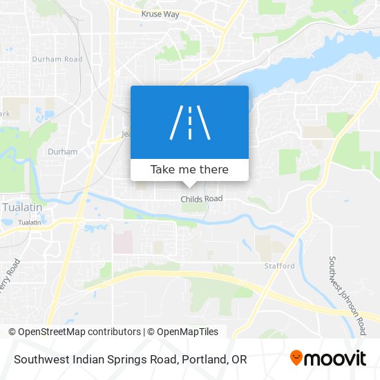 Mapa de Southwest Indian Springs Road
