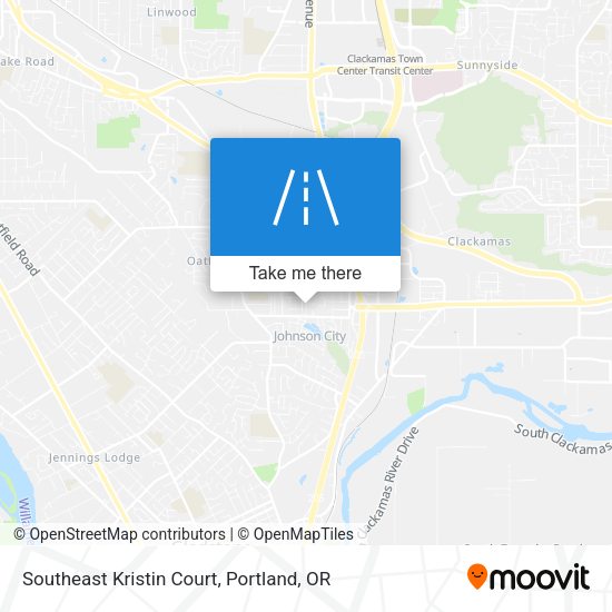 Southeast Kristin Court map