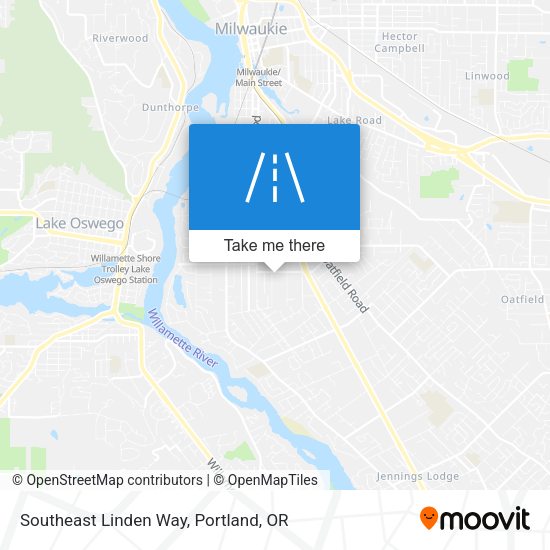 Mapa de Southeast Linden Way