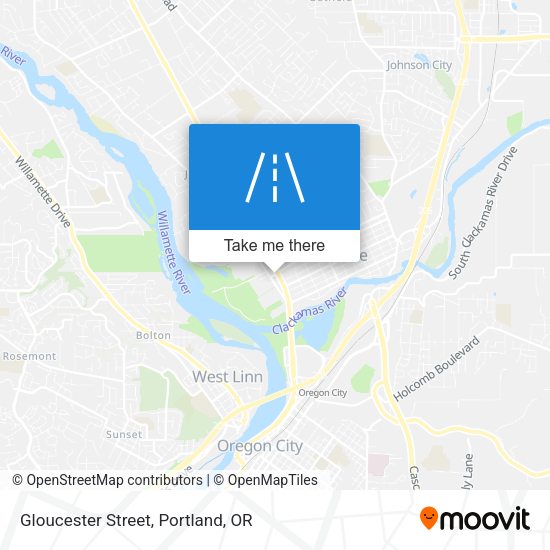Mapa de Gloucester Street