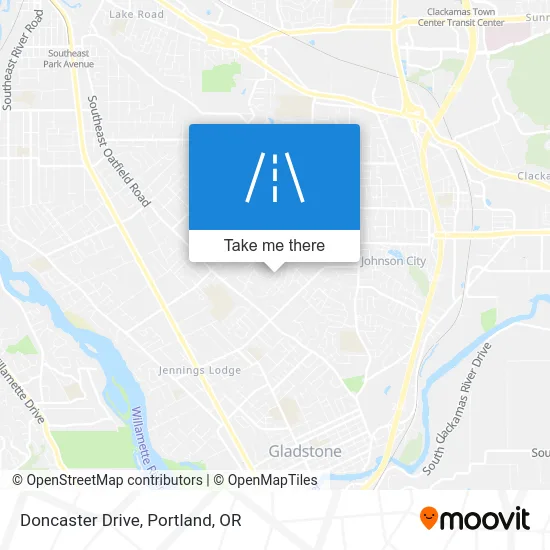 Doncaster Drive map