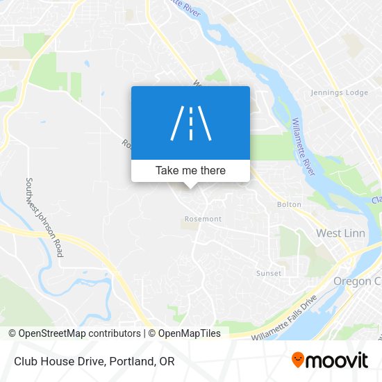Mapa de Club House Drive