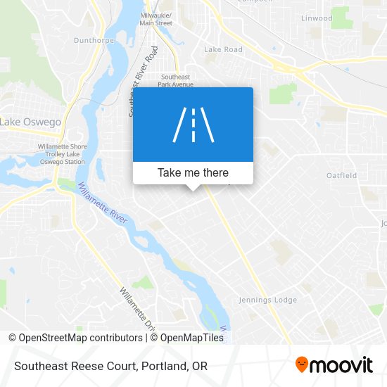 Mapa de Southeast Reese Court