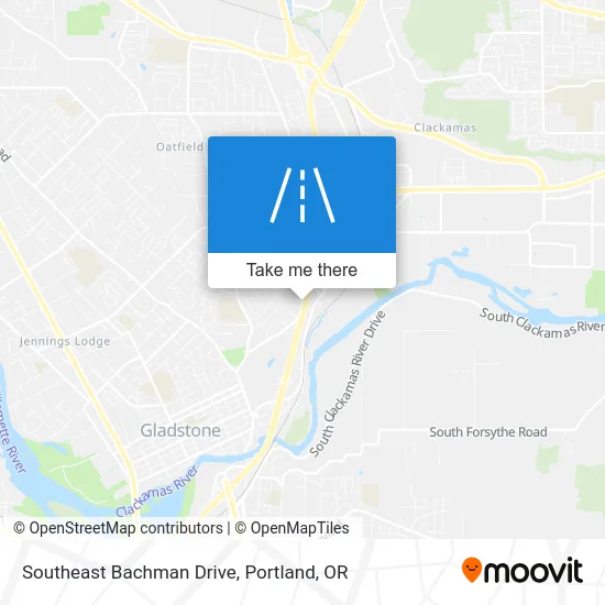 Southeast Bachman Drive map