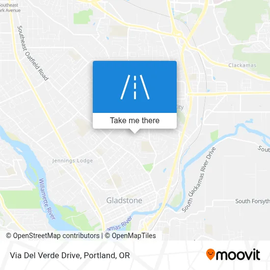 Via Del Verde Drive map