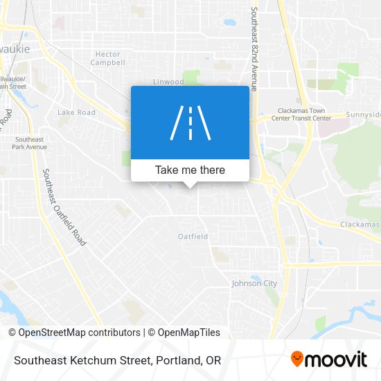 Southeast Ketchum Street map