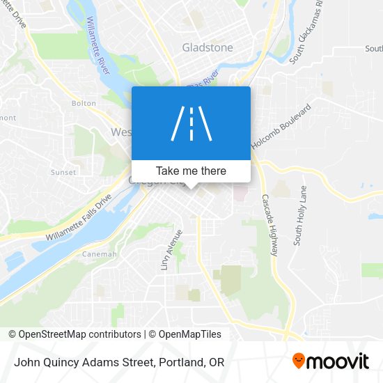 Mapa de John Quincy Adams Street