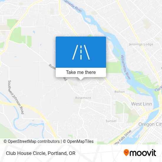 Club House Circle map
