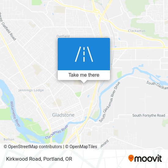 Mapa de Kirkwood Road