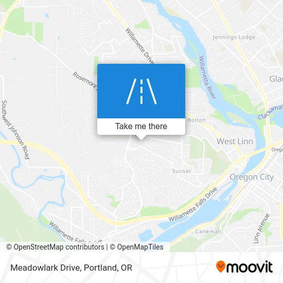Meadowlark Drive map
