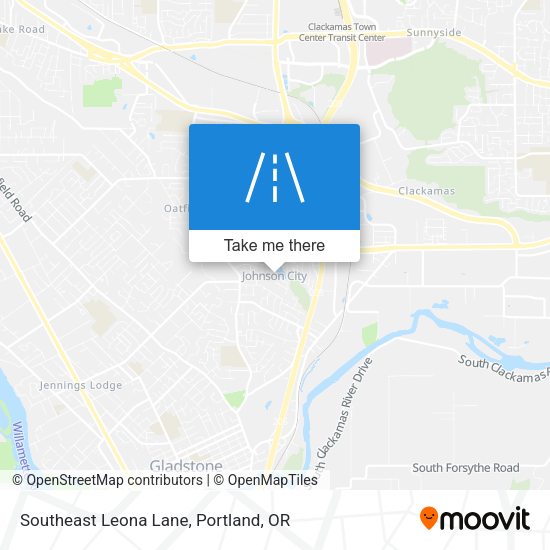 Mapa de Southeast Leona Lane