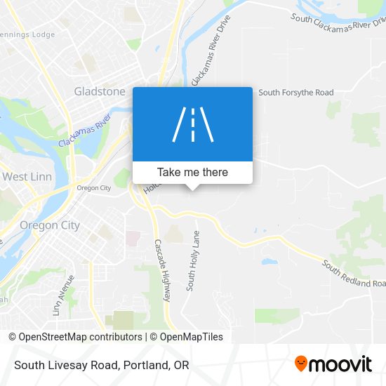South Livesay Road map