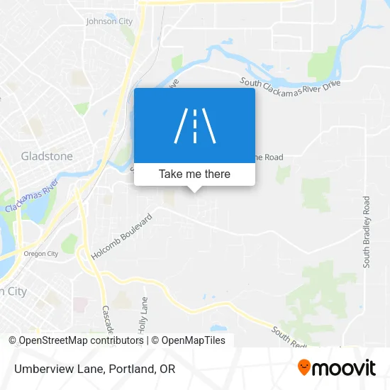 Umberview Lane map