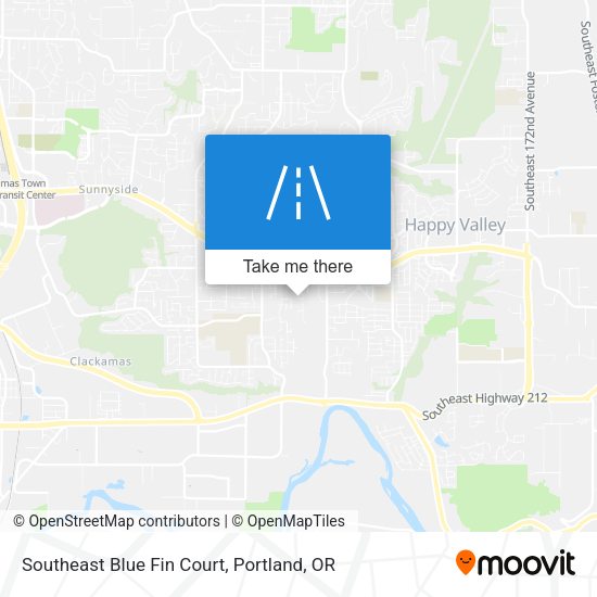 Southeast Blue Fin Court map