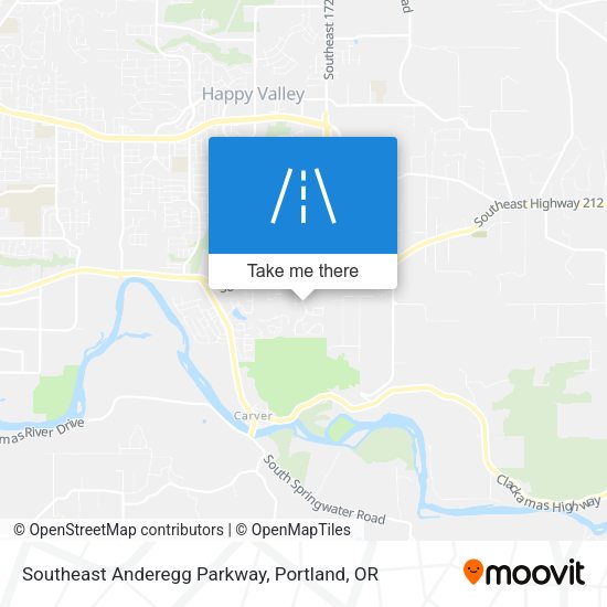 Mapa de Southeast Anderegg Parkway