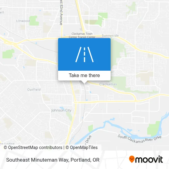 Southeast Minuteman Way map