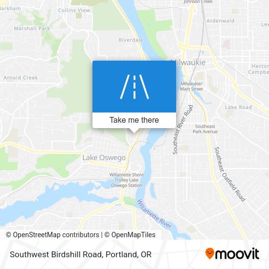 Southwest Birdshill Road map