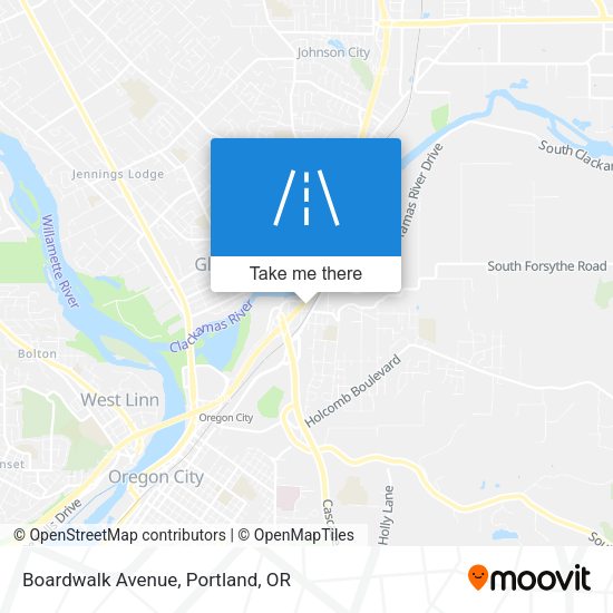 Mapa de Boardwalk Avenue