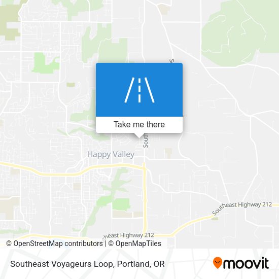Southeast Voyageurs Loop map