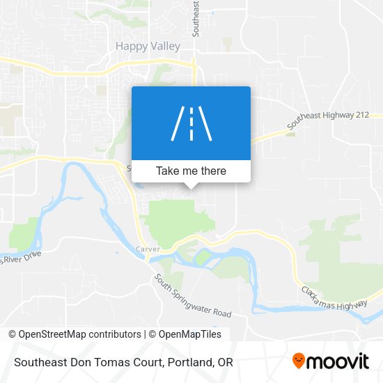 Mapa de Southeast Don Tomas Court