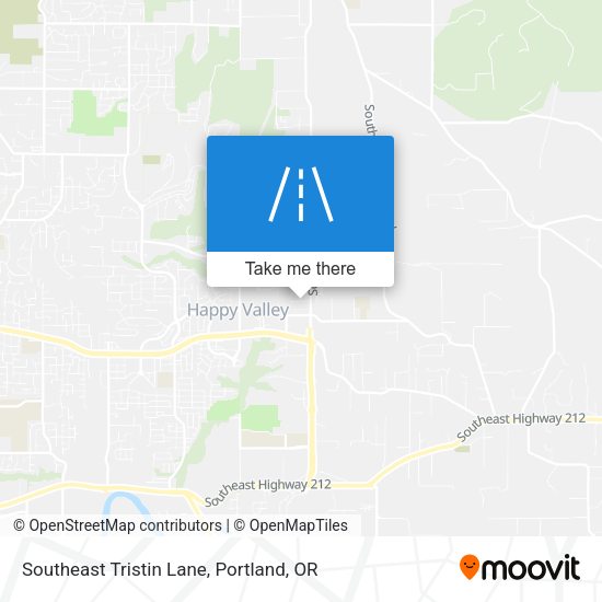 Southeast Tristin Lane map
